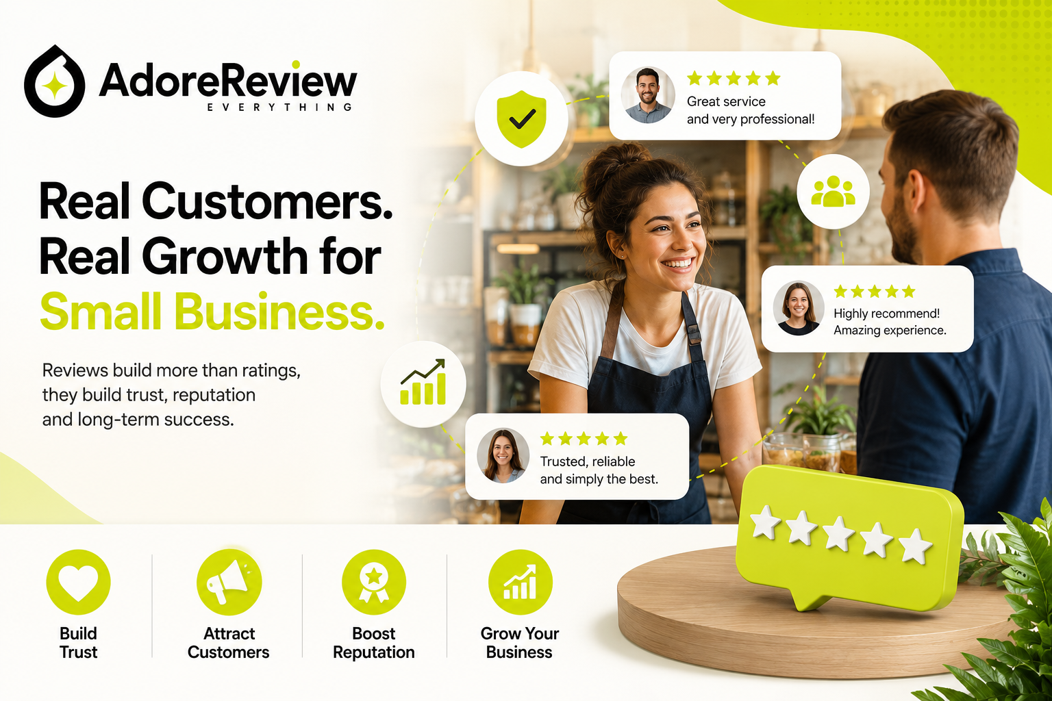 How Small Businesses Build Trust Through Reviews
